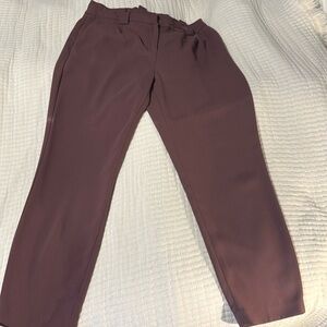 Express ankle high-rise high front pants